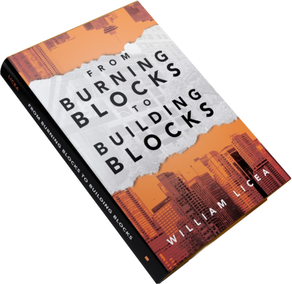 burning blocks to building blocks book cover